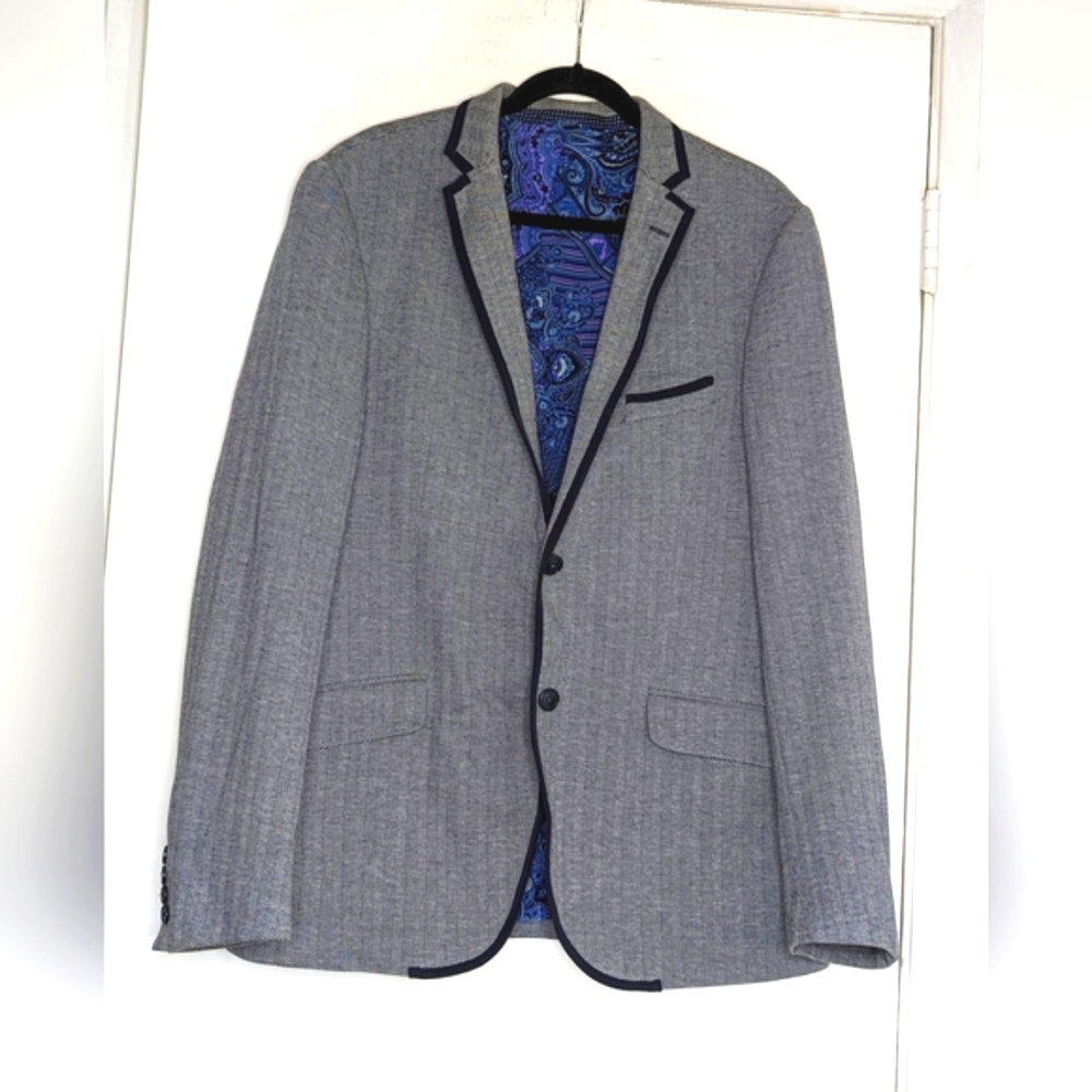 ETRO Milano Mercurio Silk/Cotton Blazer sz 56